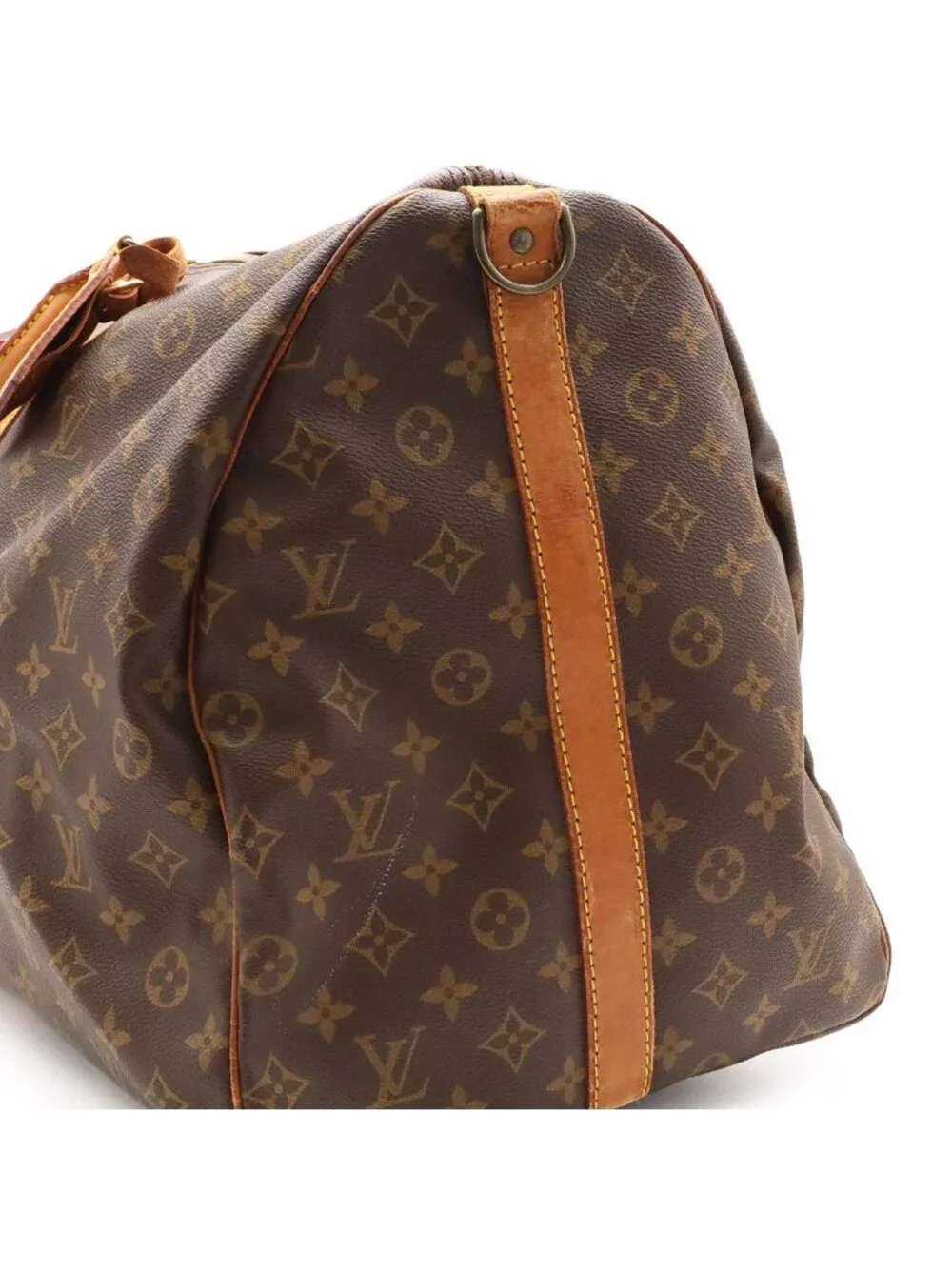 Louis Vuitton Monogram Keepall Bandouliere 60 Boston Bag Purse 2-Way